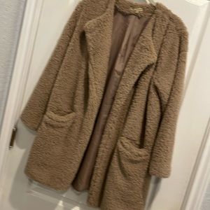 DEMOCRACY FAUX FUR COAT
